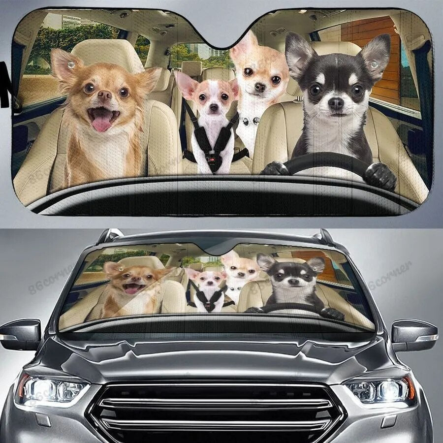 Chihuahua Car Sun Shade
