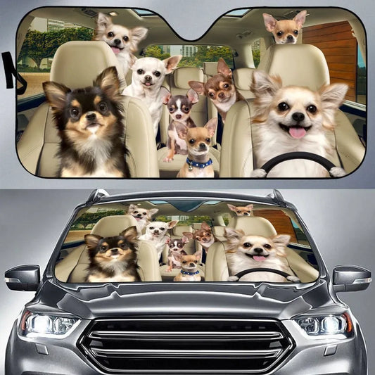 Chihuahua Car Sun Shade