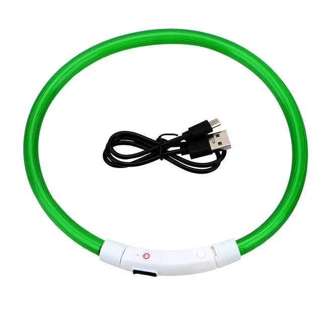 Reflective LED Dog Collar - Safety and Style for Pets