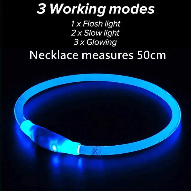 Reflective LED Dog Collar - Safety and Style for Pets