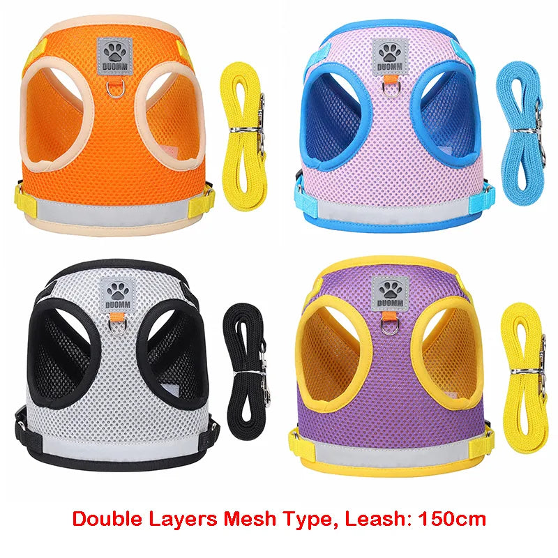 Reflective Safety Dog Harness Set