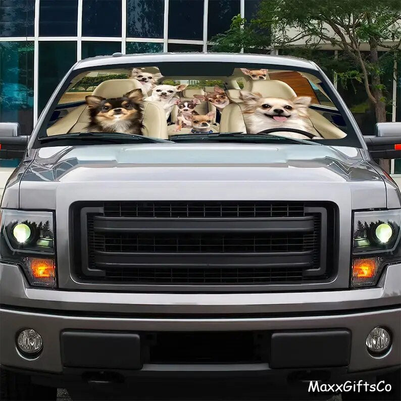 Chihuahua Car Sun Shade