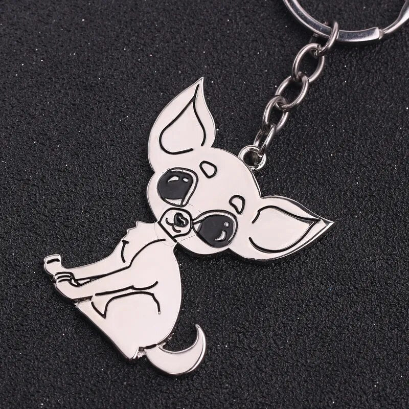 Chihuahua Charm Key Chain