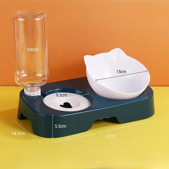 Bowl with Stand Automatic Water Storage