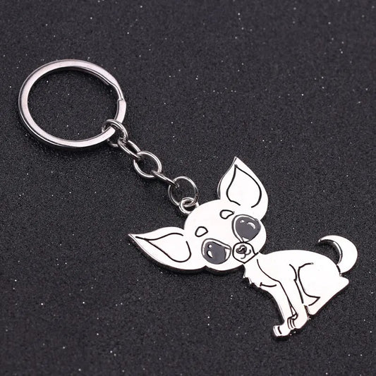 Chihuahua Charm Key Chain