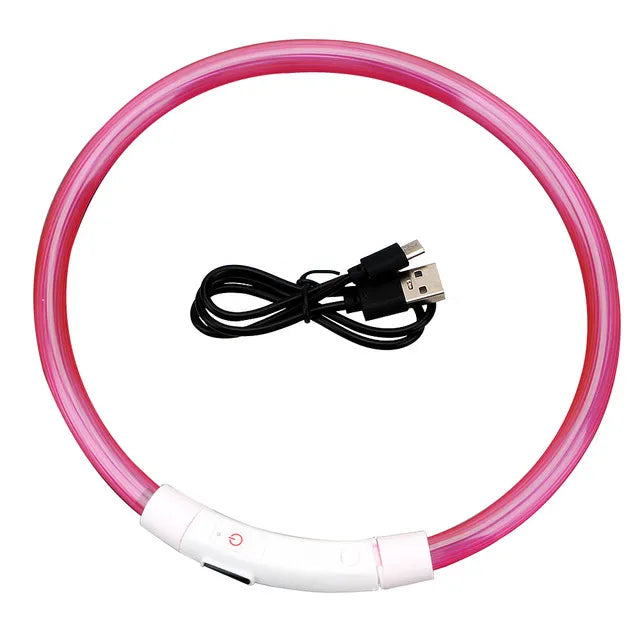 Reflective LED Dog Collar - Safety and Style for Pets