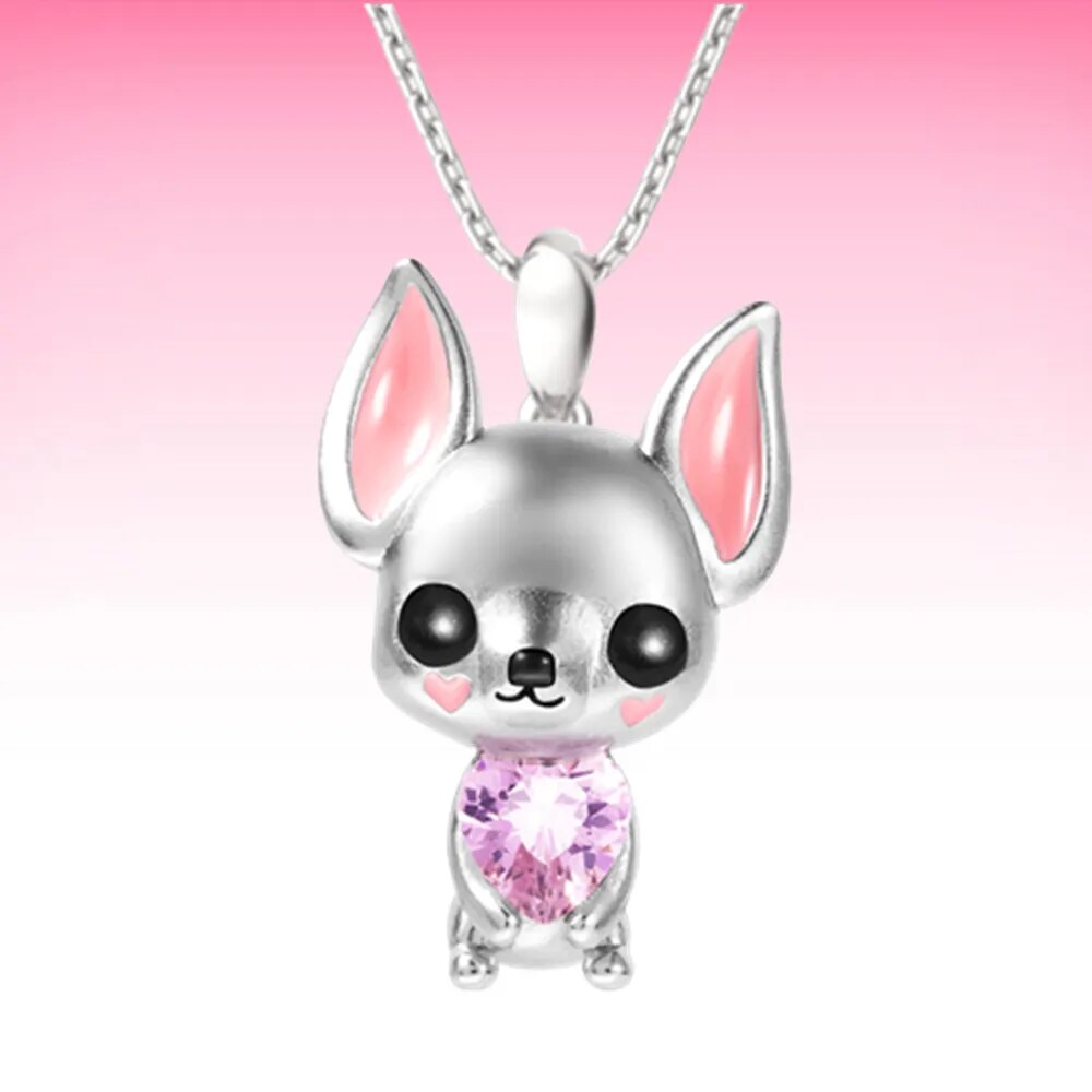 Exquisite Chihuahua Pendant Necklace
