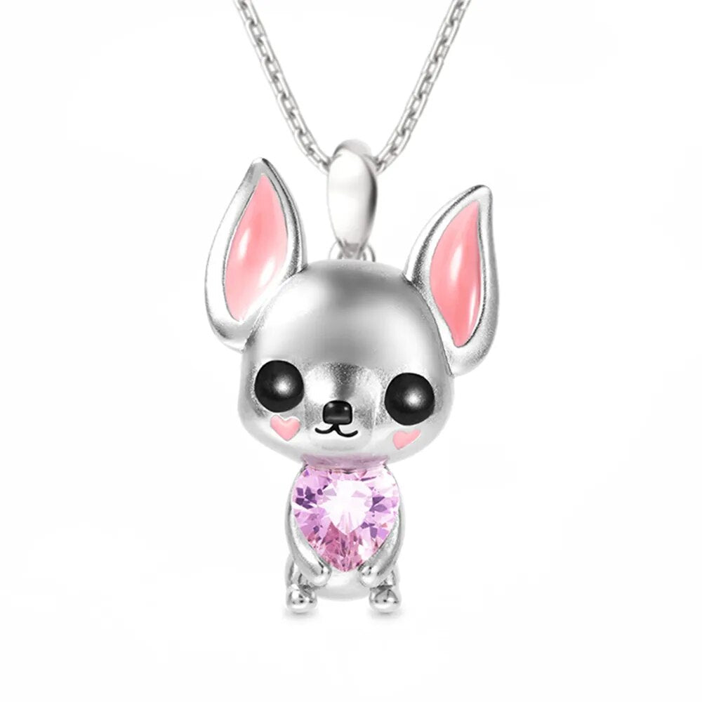 Exquisite Chihuahua Pendant Necklace