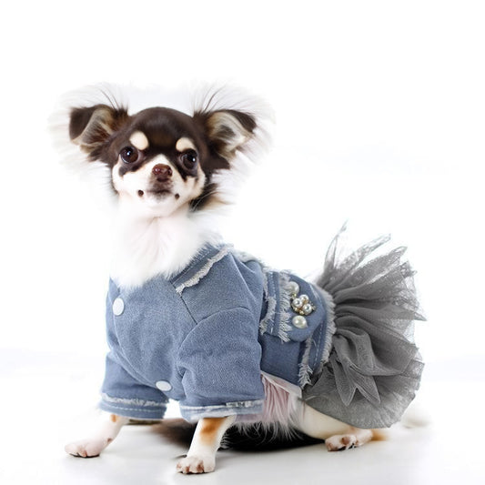 Warm Winter Dog Dress Coat Fleece