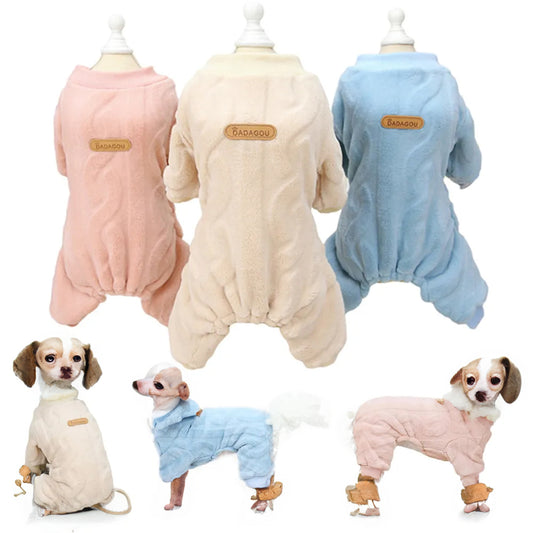 Warm Fleece Chihuahua Jumpsuit