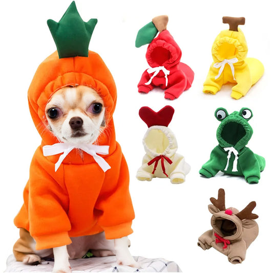 Cute Fruit Chihuahua Hoodie