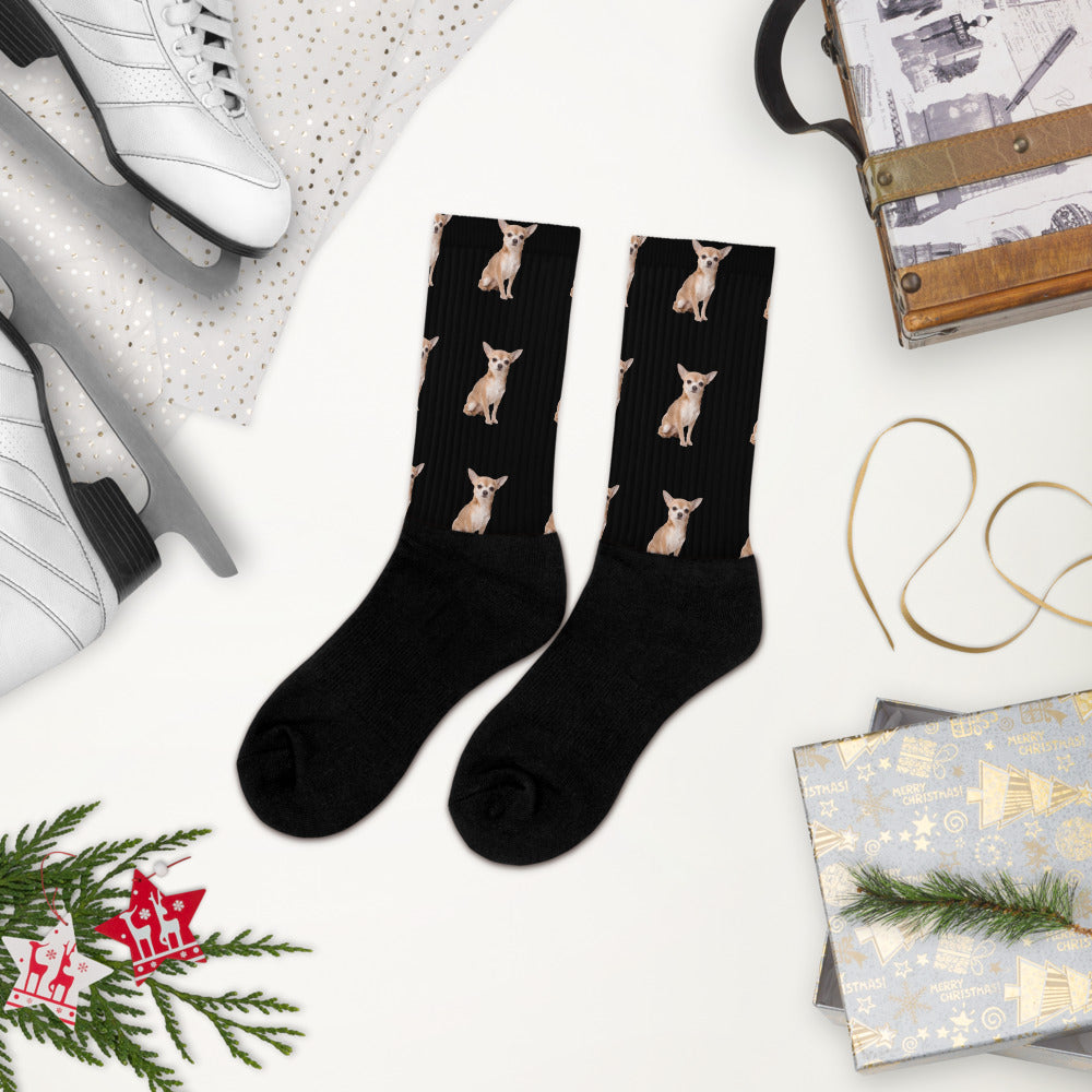 All over Chihuahuas Socks