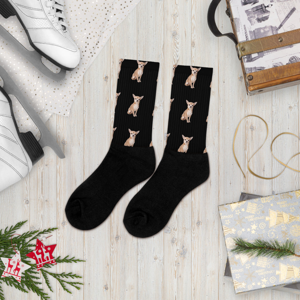 All over Chihuahuas Socks