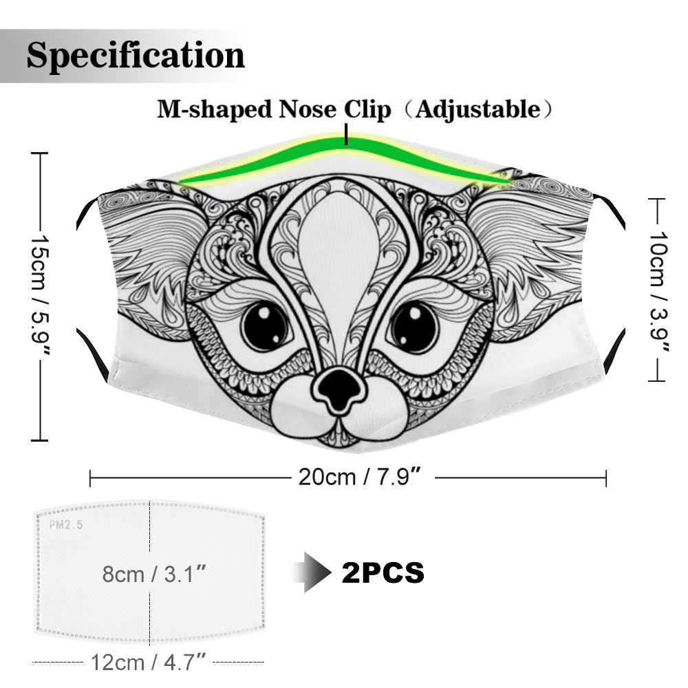 Chihuahua Face Cover Mask - Chihuahua We Love