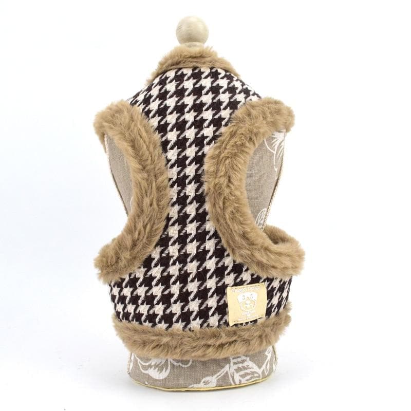 Winter Faux Fur Harness and Leash - Chihuahua We Love