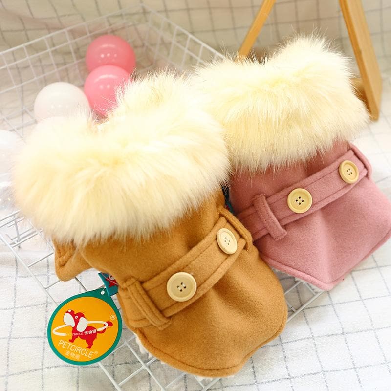 Warm Faux Fur Fleece Chihuahua Jacket - Chihuahua We Love