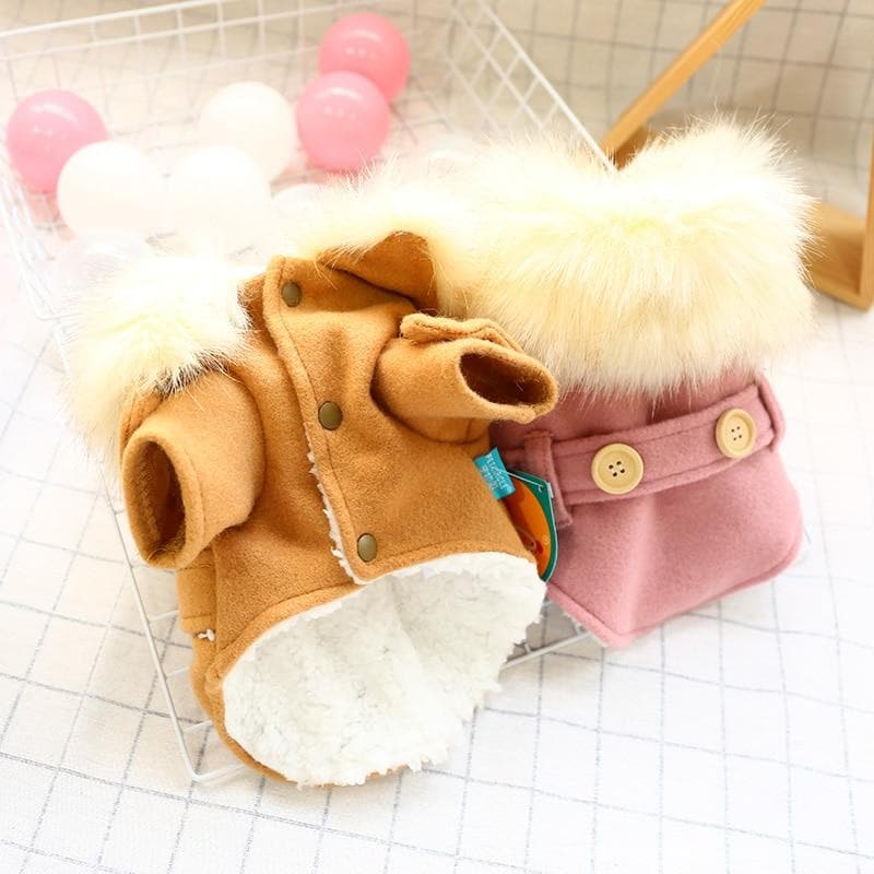 Warm Faux Fur Fleece Chihuahua Jacket - Chihuahua We Love
