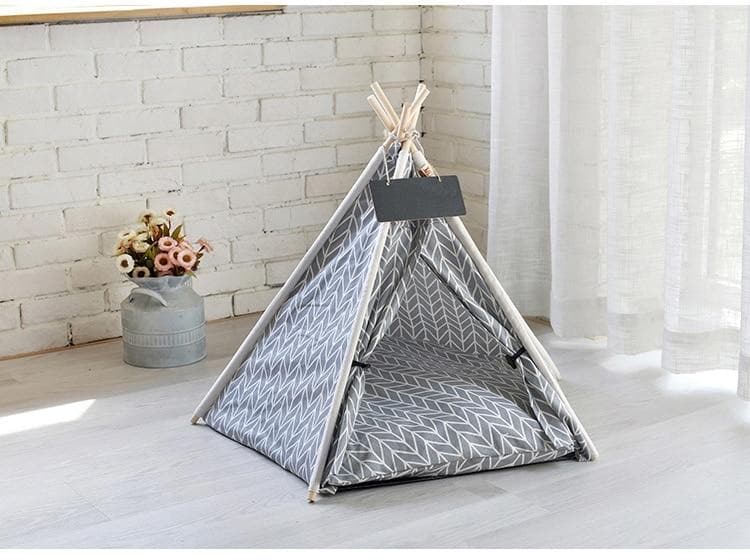 Chihuahua Gray/White Tent - Chihuahua We Love