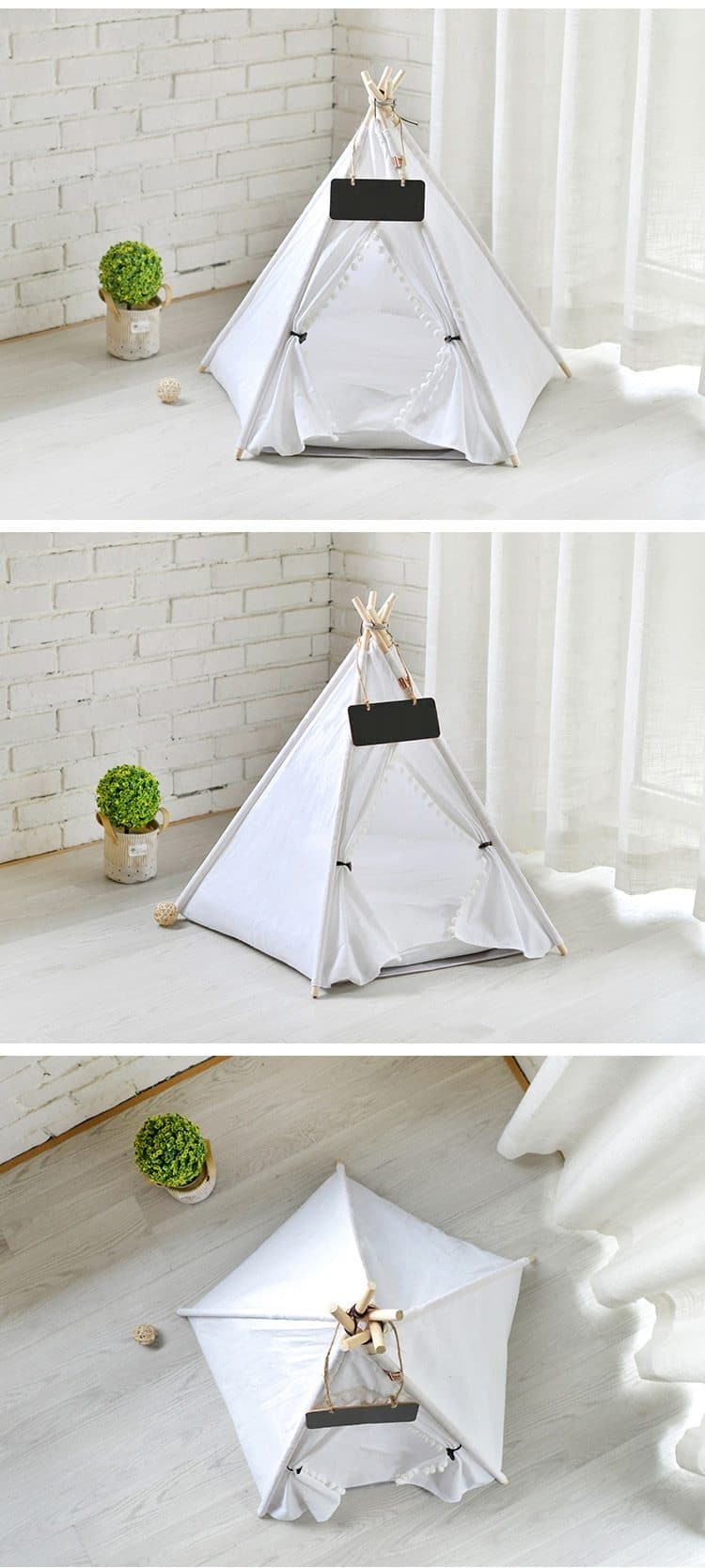Chihuahua Gray/White Tent - Chihuahua We Love