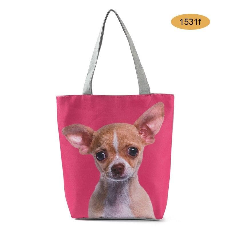 Chihuahua Shopping Bag - Chihuahua We Love