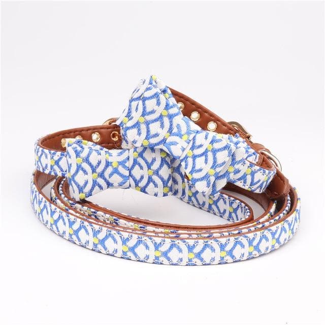 BowTie Collar & Leash - Chihuahua We Love