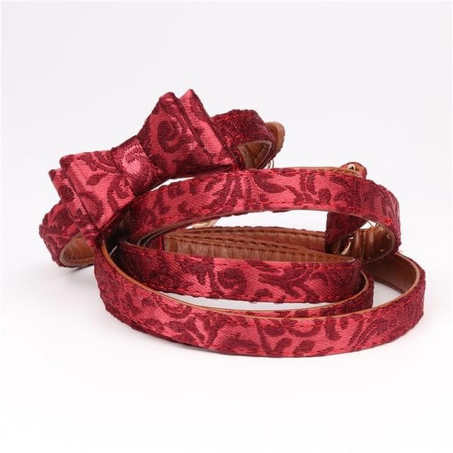 BowTie Collar & Leash - Chihuahua We Love