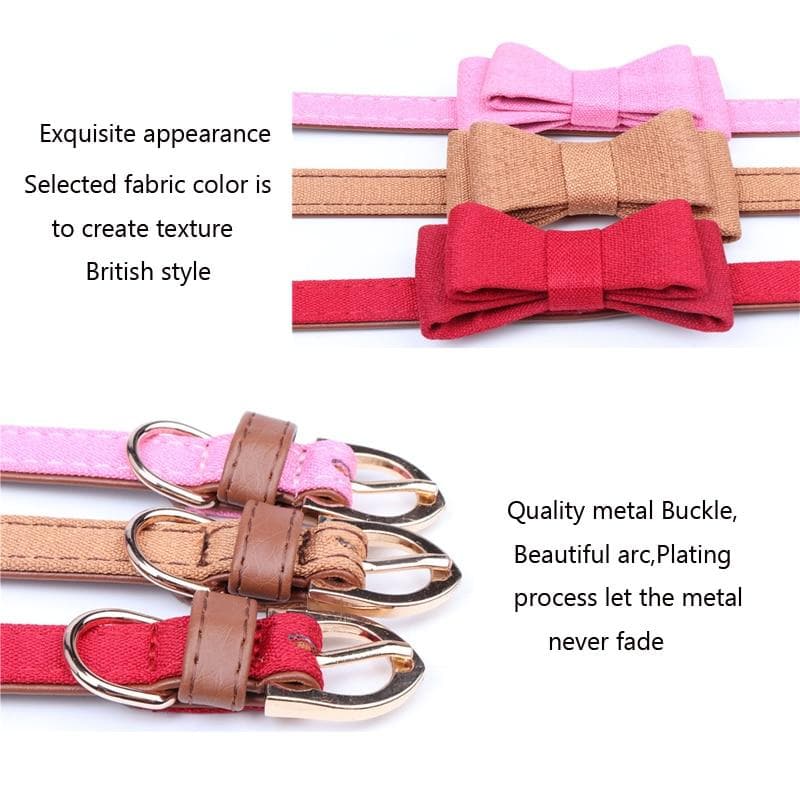 BowTie Collar & Leash - Chihuahua We Love