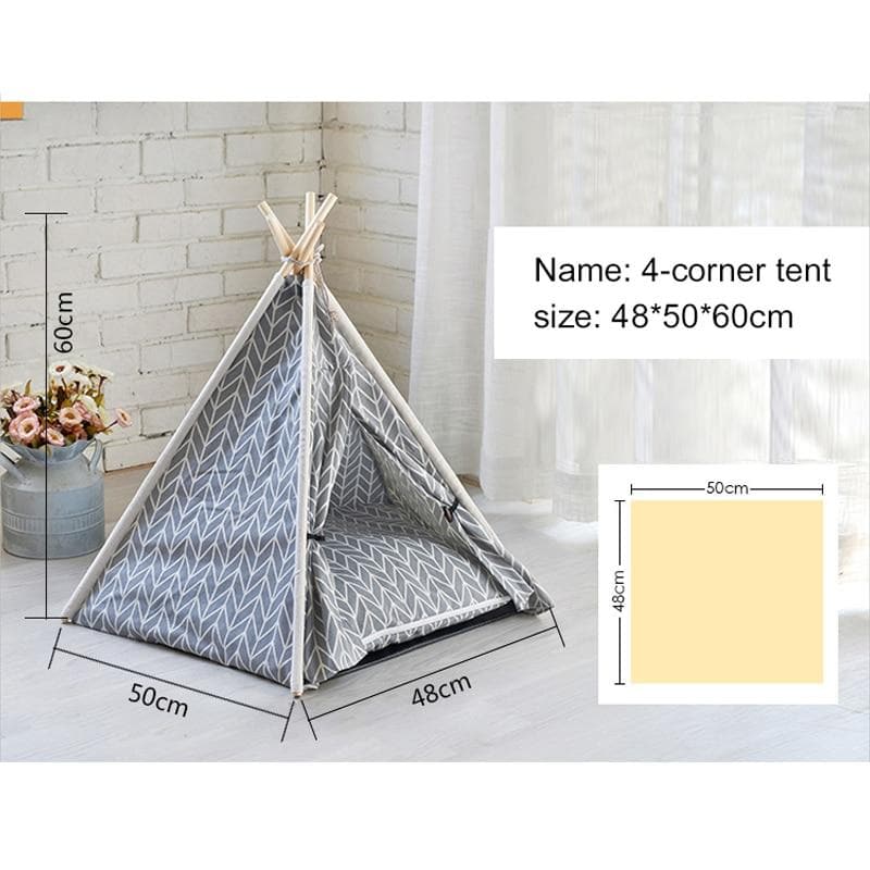 Chihuahua Gray/White Tent - Chihuahua We Love
