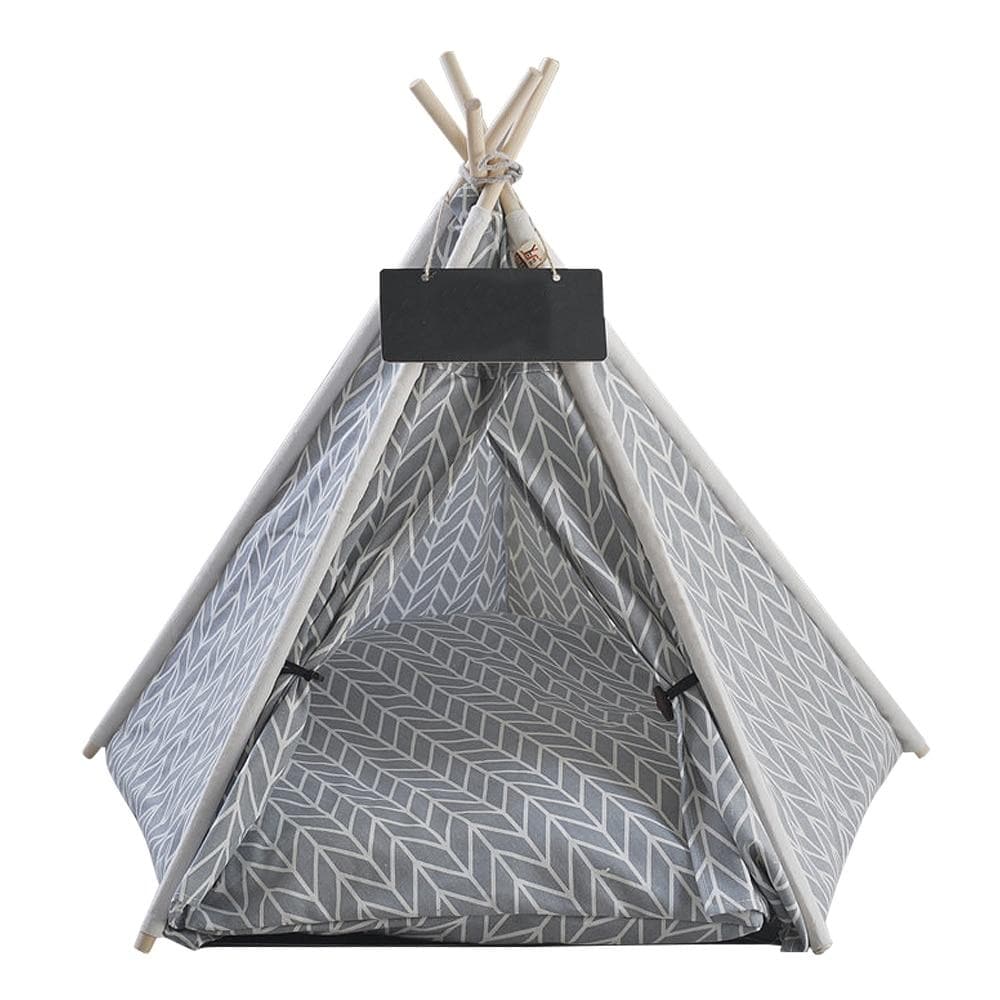 Chihuahua Gray/White Tent - Chihuahua We Love