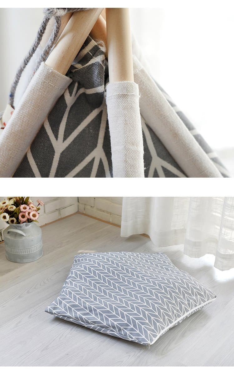 Chihuahua Gray/White Tent - Chihuahua We Love