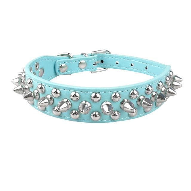 Spiked Leather Chihuahua Collar - Chihuahua We Love