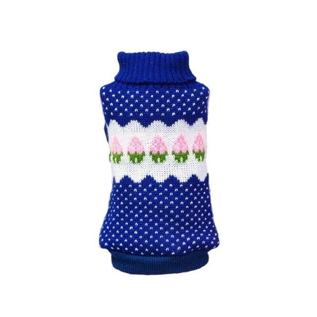 Knitted Christmas Sweater - Chihuahua We Love