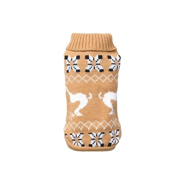Knitted Christmas Sweater - Chihuahua We Love