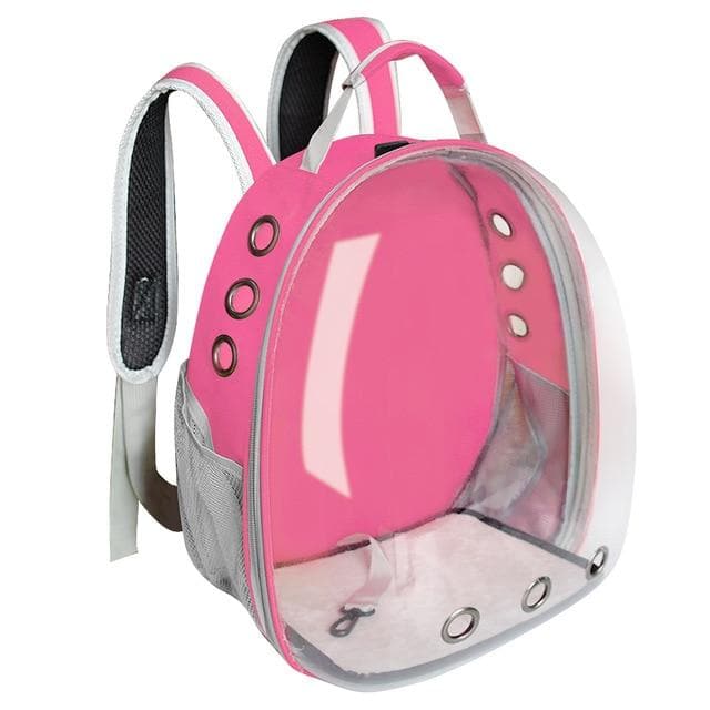 Portable Dog Cat Carrier Bag Breathable Space Capsule Astronaut Travel Bag Transparent Outdoor Small Cat Carrier Pet Backpack - Chihuahua We Love