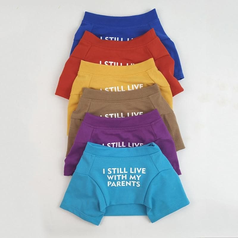 "I still live with my parents" T-shirt - Chihuahua We Love