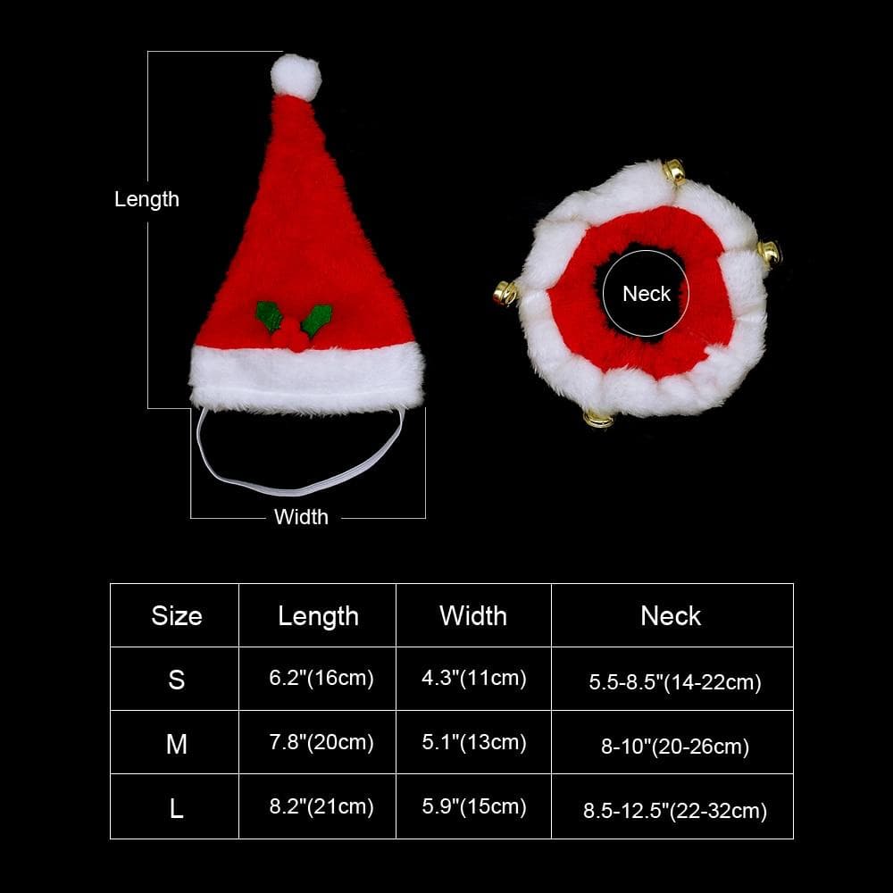 Christmas Hat And Collar Set - Chihuahua We Love