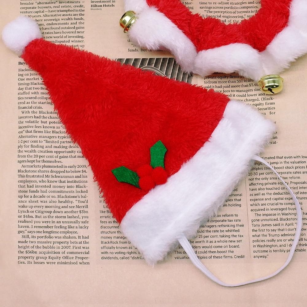 Christmas Hat And Collar Set - Chihuahua We Love