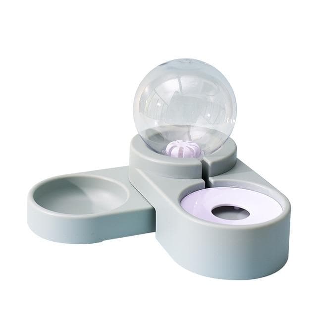 Pet Cat Dog Water Food Feeder Automatic Dispenser 1.8L Bubble Water Container Stainless Steel Bowl For Drinking Eating 2020 Sale - Chihuahua We Love