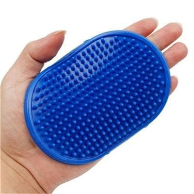 Soft Rubber Dog Bath Brush Comb Cleaning Massage Grooming Cat Brush Blue Red Green Pet Supplies - Chihuahua We Love