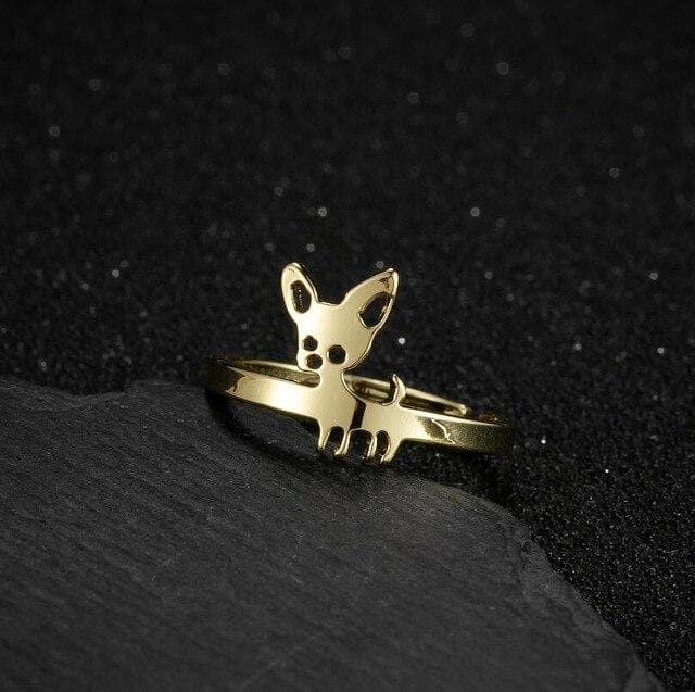 Chihuahua Adjustable Finger Ring - Chihuahua We Love