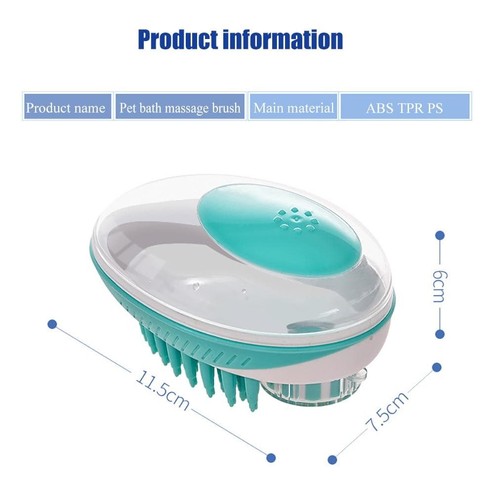 Pet Dog Bath Brush Comb Silicone SPA Shampoo Massage Brush Shower Hair Removal Comb For Dogs Cats Cleaning Grooming Tool - Chihuahua We Love