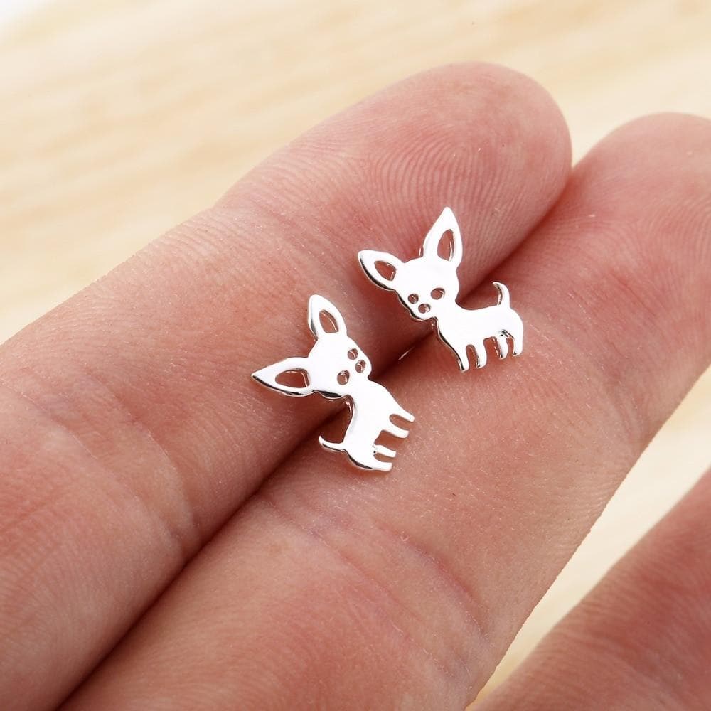 Chihuahua earrings deals