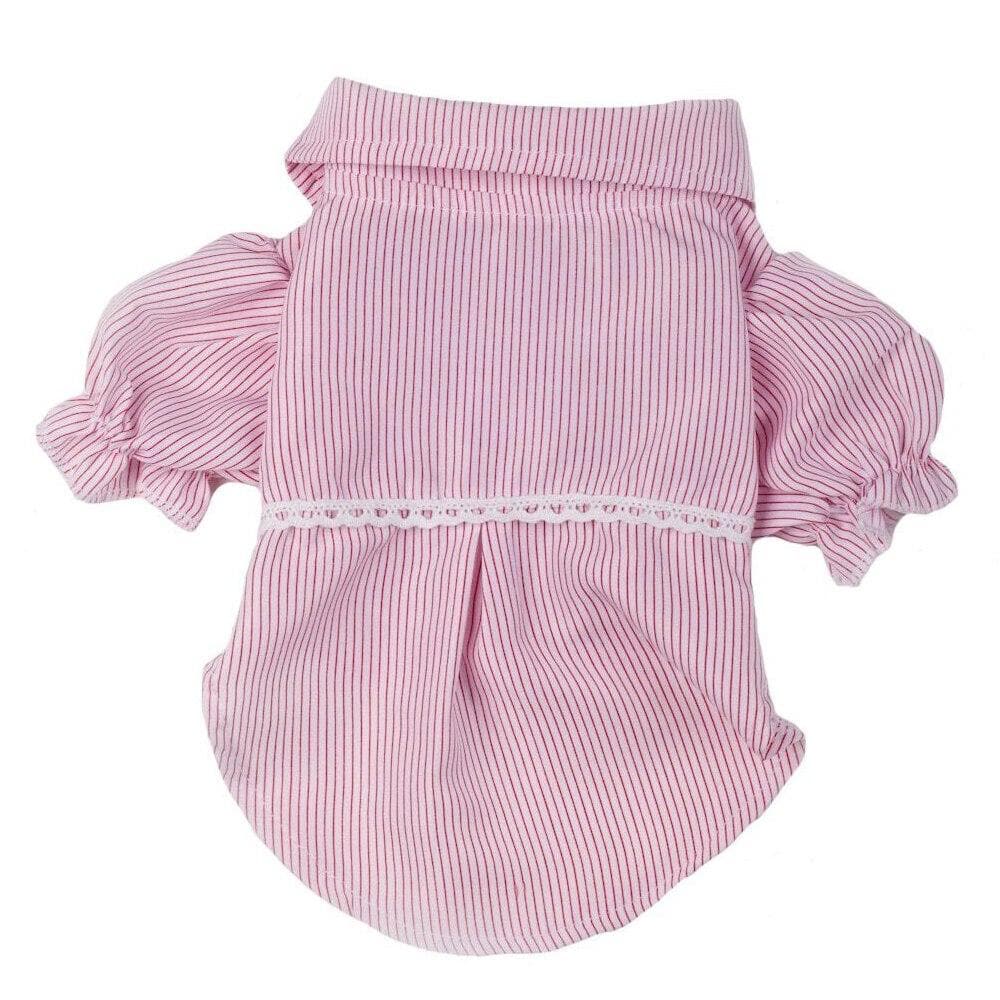Gomaomi Stripe Dog Shirt Vest with Bowtie - Chihuahua We Love