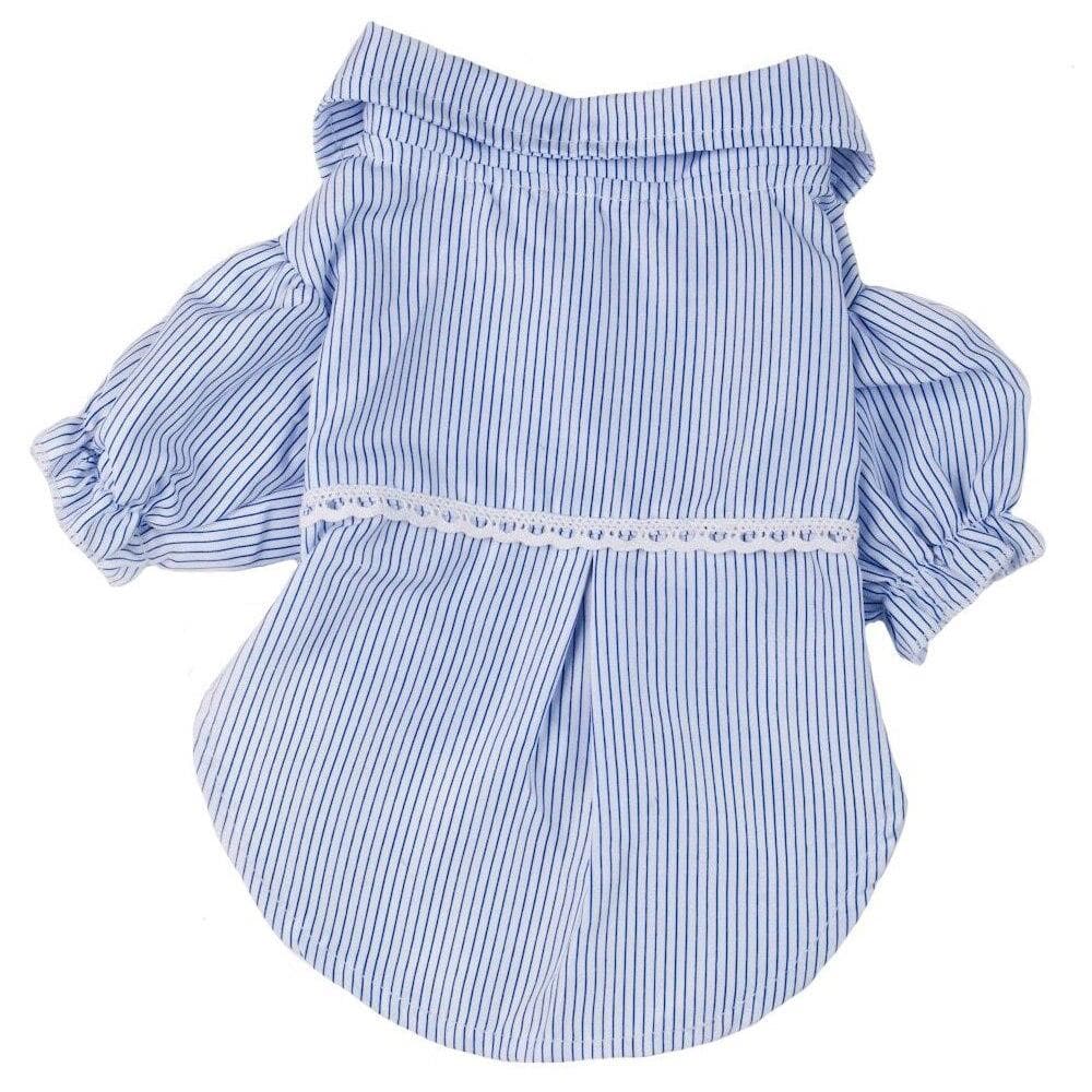 Gomaomi Stripe Dog Shirt Vest with Bowtie - Chihuahua We Love