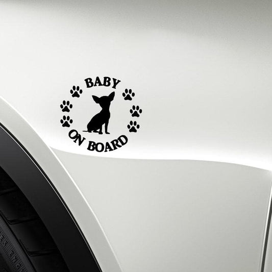 Chihuahua Sticker "Baby on board" - Chihuahua We Love