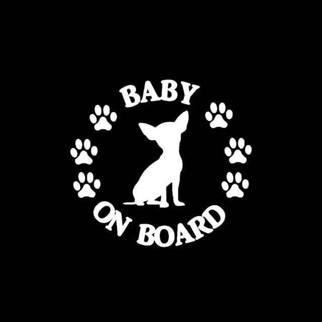 Chihuahua Sticker "Baby on board" - Chihuahua We Love