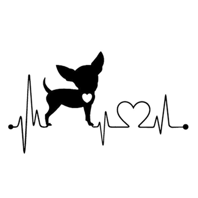 Chihuahua Waterproof Sticker - Chihuahua We Love
