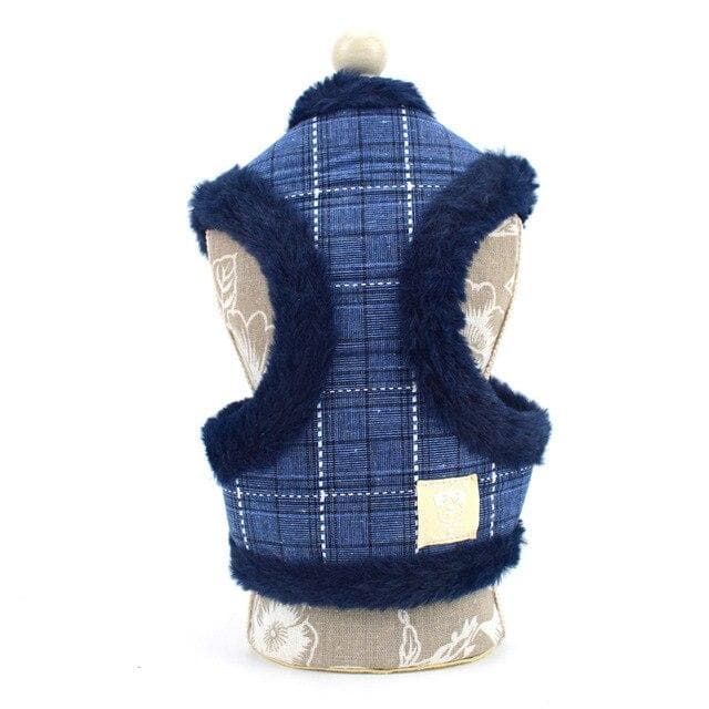 Winter Faux Fur Harness and Leash - Chihuahua We Love