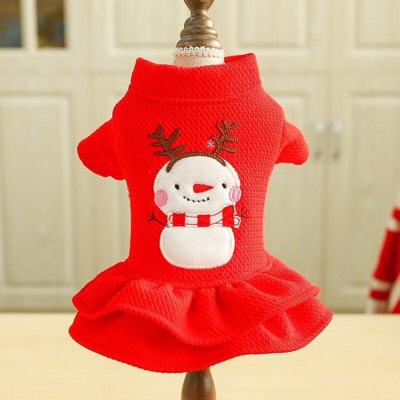 Christmas Snowman Chihuahua Skirt - Chihuahua We Love