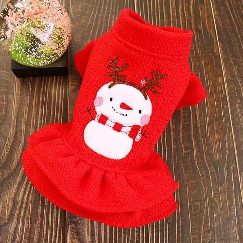 Christmas Snowman Chihuahua Skirt - Chihuahua We Love